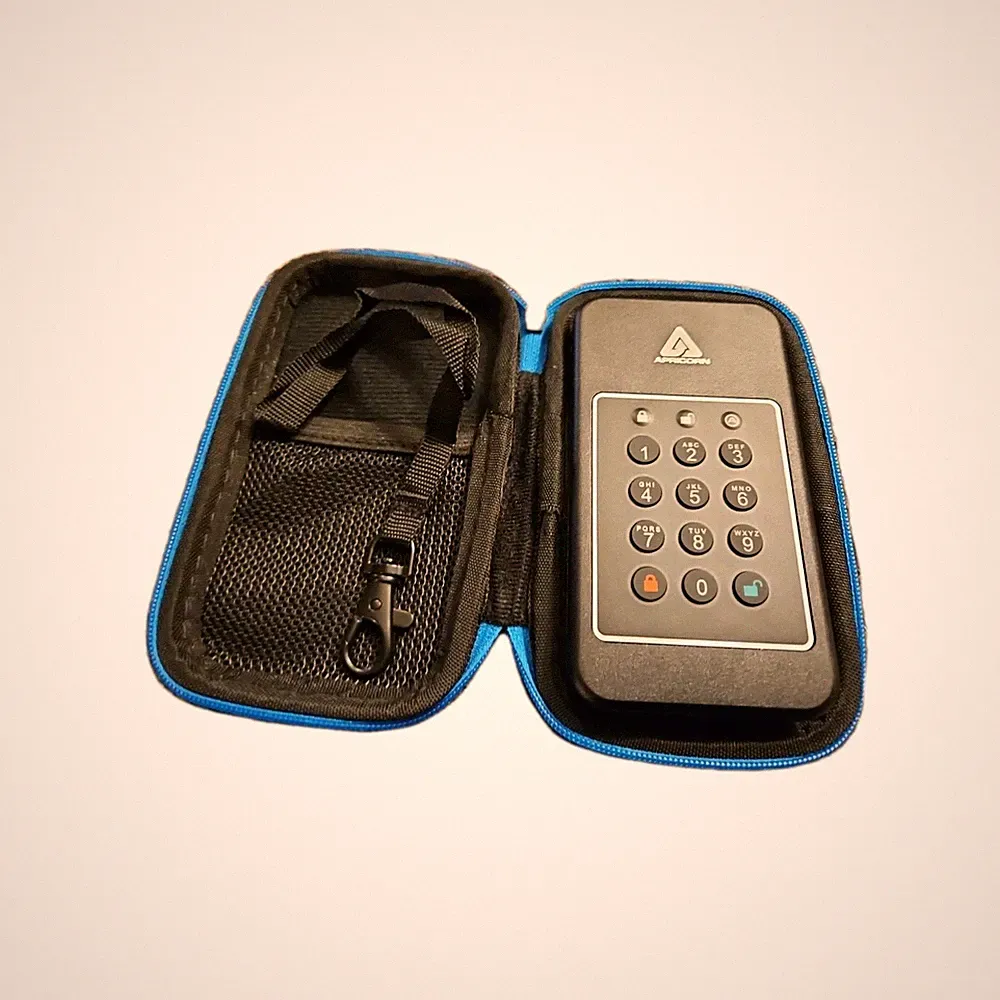 Apricorn 500GB Aegis NVX High Speed Ruggedized SSD USB 3.0 encrypted ANVX-500GB