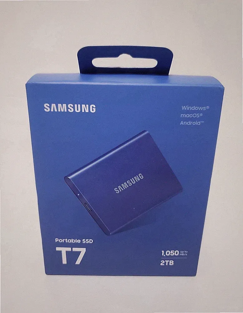 FAST 📦💨 SAMSUNG T7 Portable SSD 2TB Up to 1050 MB/s USB 3.2 External SSD